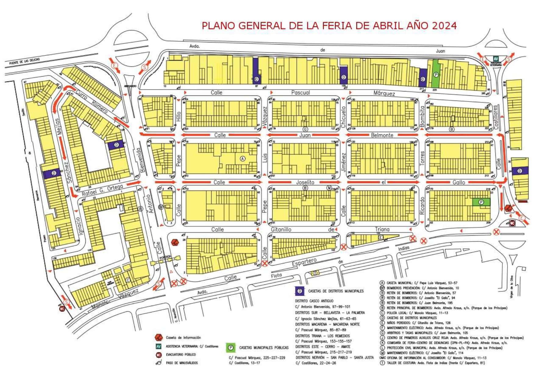 plano Feria Abril Sevilla 2024