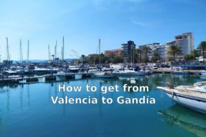 how to get from Valencia to Gandía