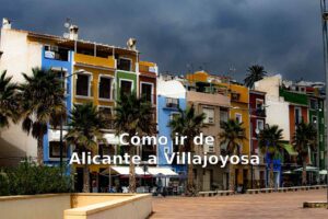 cómo ir de Alicante a Villajoyosa